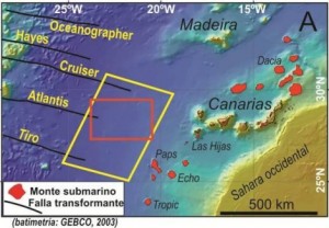 Área de estudio. IEO.