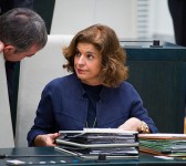 La alcaldesa de Madrid Ana Botella, conocida internacionalmente como Anni Bottle. 